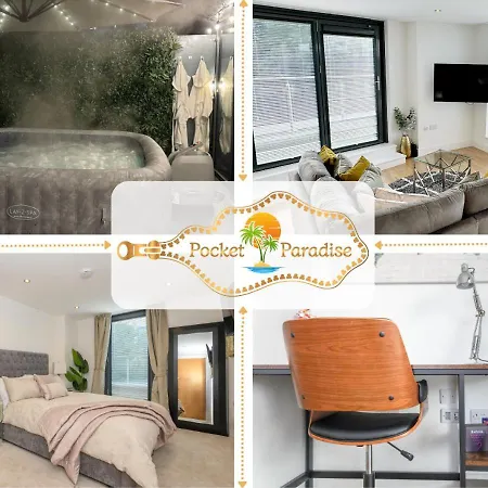 Luxury Penthouse With Private Hot Tub Overlooking Leeds City Centre Exterior photo